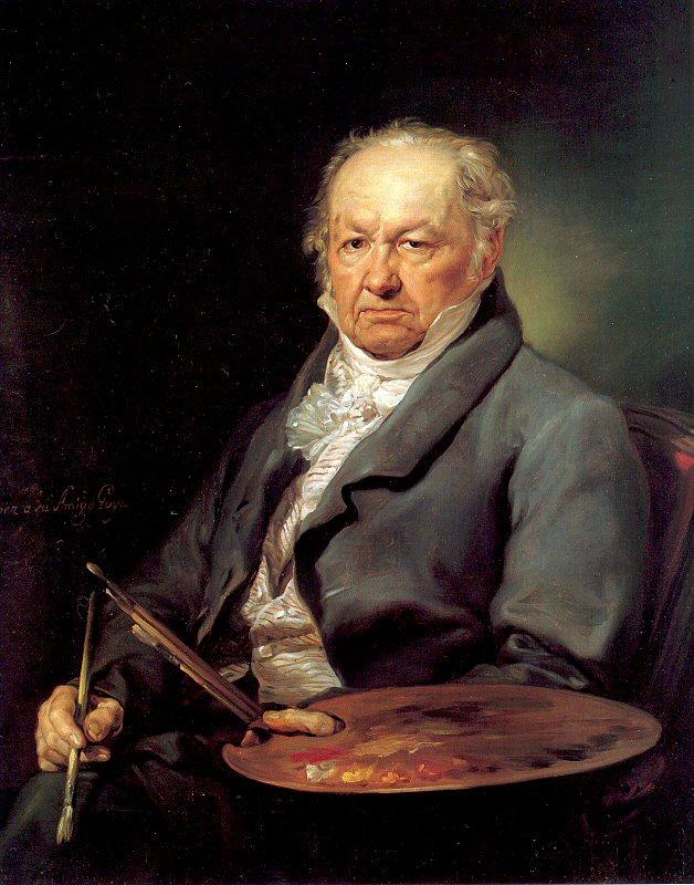 Portana, Vicente Lopez The Painter Francisco de Goya France oil painting art
